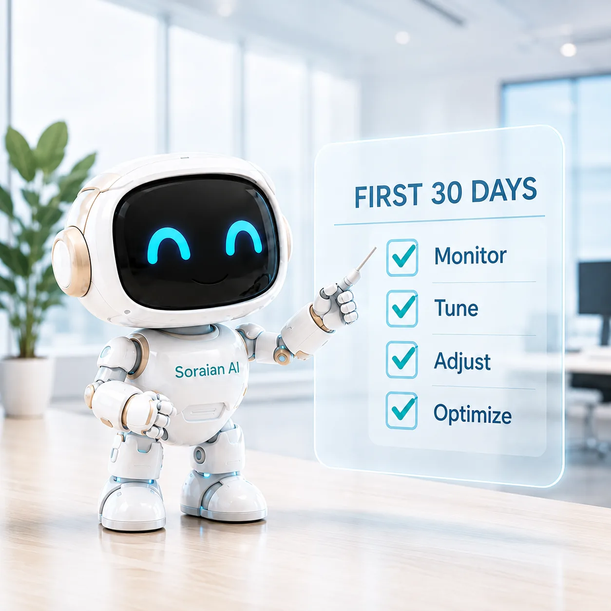 First 30 days checklist: monitor, tune, adjust, optimize